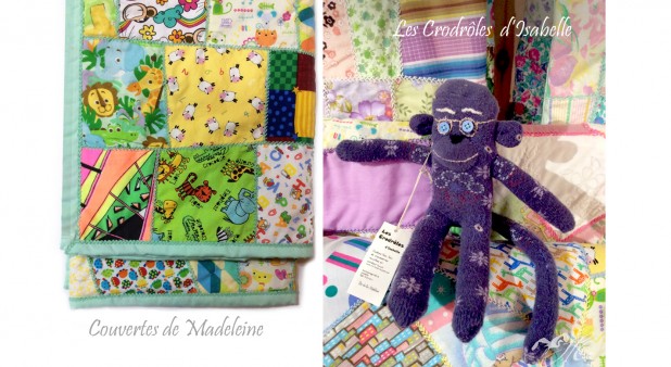 Crazy quilt and critters