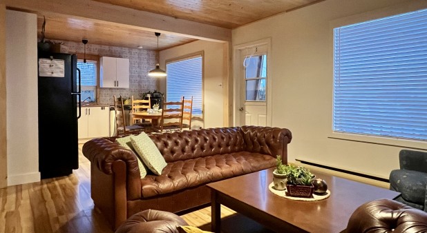 Kitchen and living room open space