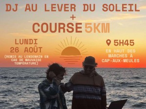 DJ AU LEVER DU SOLEIL + COURSE 5KM